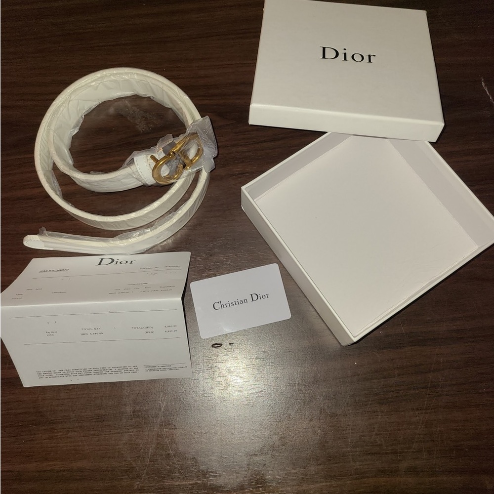 Mens dior belt